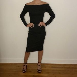 Midi Dress in Black